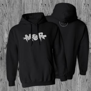 Image of M.O.R Black Hooded Sweatshirt