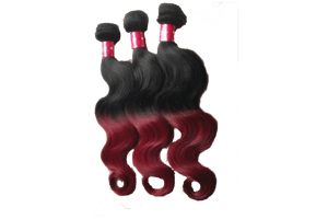 Image of NEW!! Brazilian Body Wave Burgundy Ombre