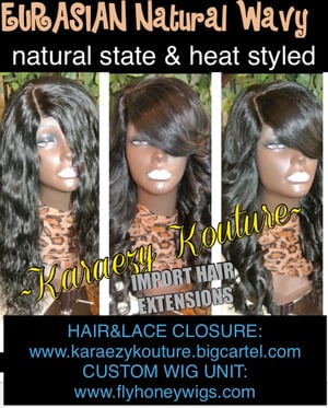 Image of Eurasian Natural Wavy *Silky Textured and Bleach Friendly*   *** EXTREME LIMITED STOCK***