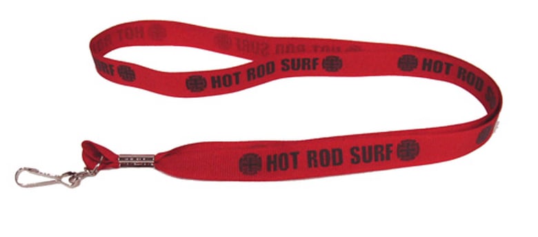 Image of Key Chain Lanyard ~ HOTRODSURF ~ Hot Rod Surf ® – Red
