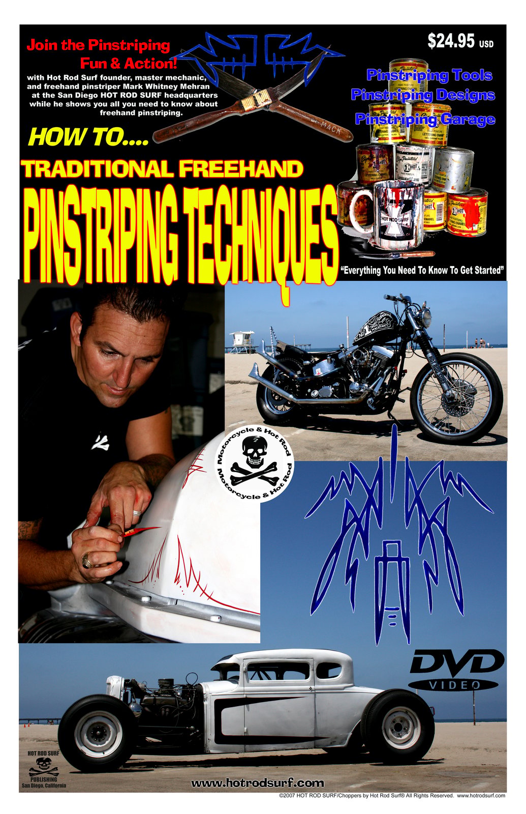 HOT ROD SURF — Hot Rod Surf ® HOTRODSURF presents Pinstriping