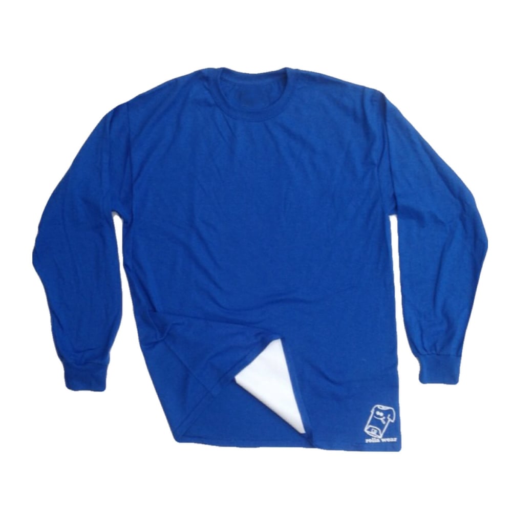 Image of Blue and white long sleeve Rolla Wear