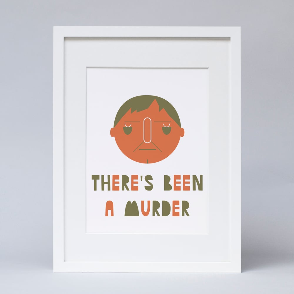 Image of Scottish Character - Two colour print