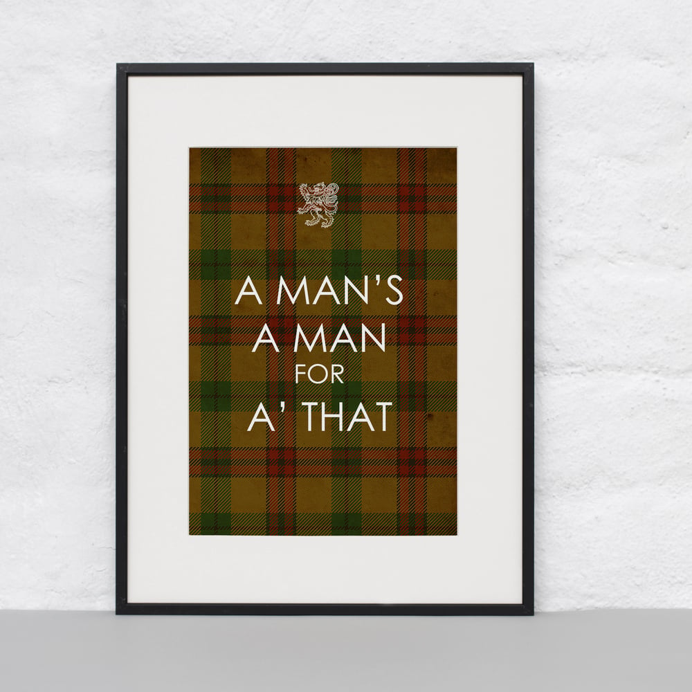 Image of A Man's a Man (Print)