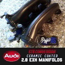 Image of PROJECTB5 - *STK CONVERSION* CERAMIC COATED 2.8 EXHAUST MANIFOLDS