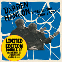 Image 1 of Darren Hanlon - Where Did You Come From? Vinyl LP (FYI014V) LIMITED EDITION  