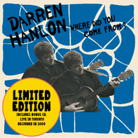 Image 1 of Darren Hanlon - Where Did You Come From? CD (FYI014) LIMITED EDITION  