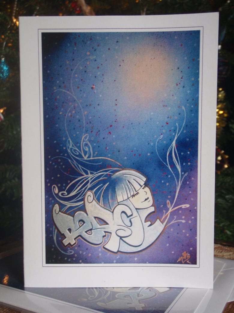 Image of 'Peace' Art Print Greetings Card (includes UK postage)