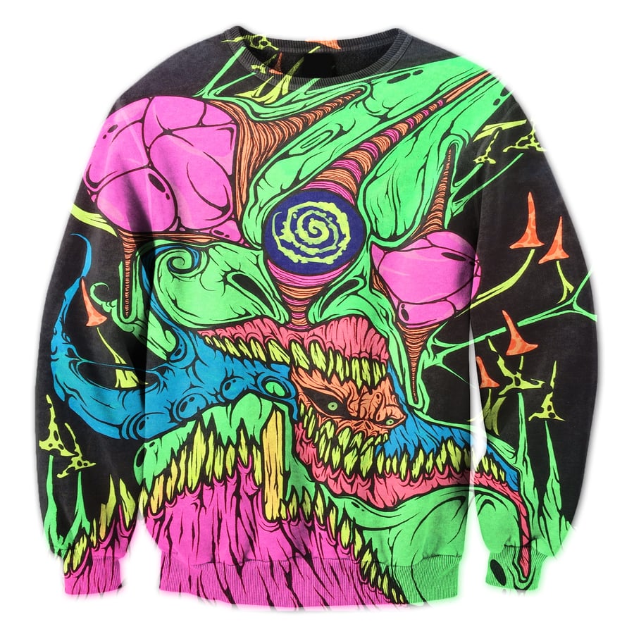 Image of The Blacklight Never Looked So Good Crewneck