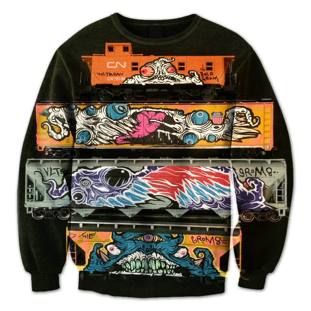 Image of Running Train Crewneck