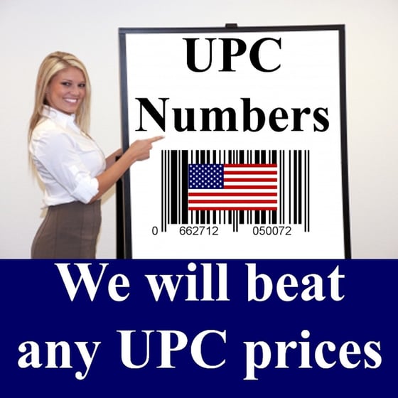 Image of 10,000 UPC CODES