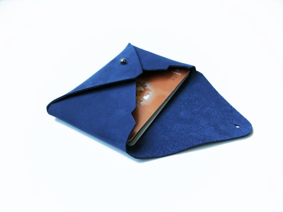 Image of Mt. Fuji cardholder blue