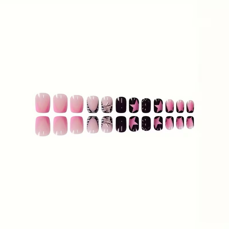 Image of Y2K Rockstar Pink/Blk