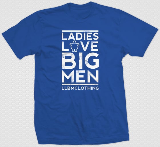 Image of LADIES LOVE BIG MEN BLUE/WHITE
