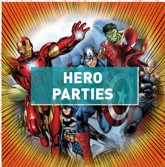 Image of Hero Parties - It's action, adventure and hilarity for everyone!