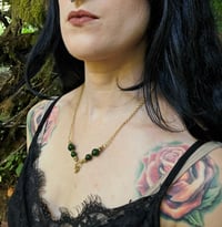 Image 2 of Jade and Gold Necklace