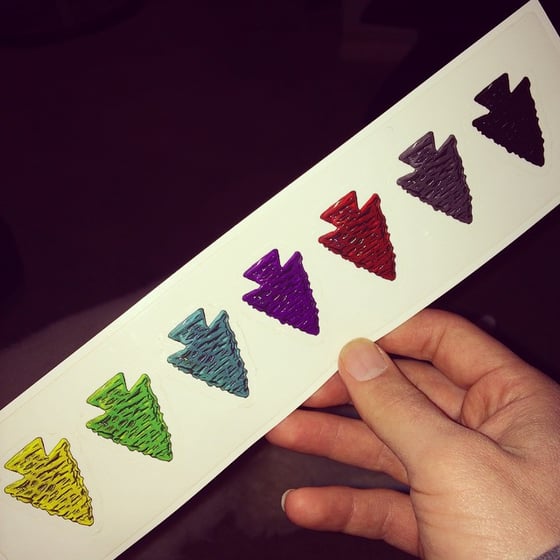 Image of Arrowhead Stickers