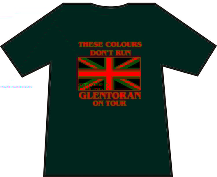 Glentoran, These Colours Don't Run t-shirt.