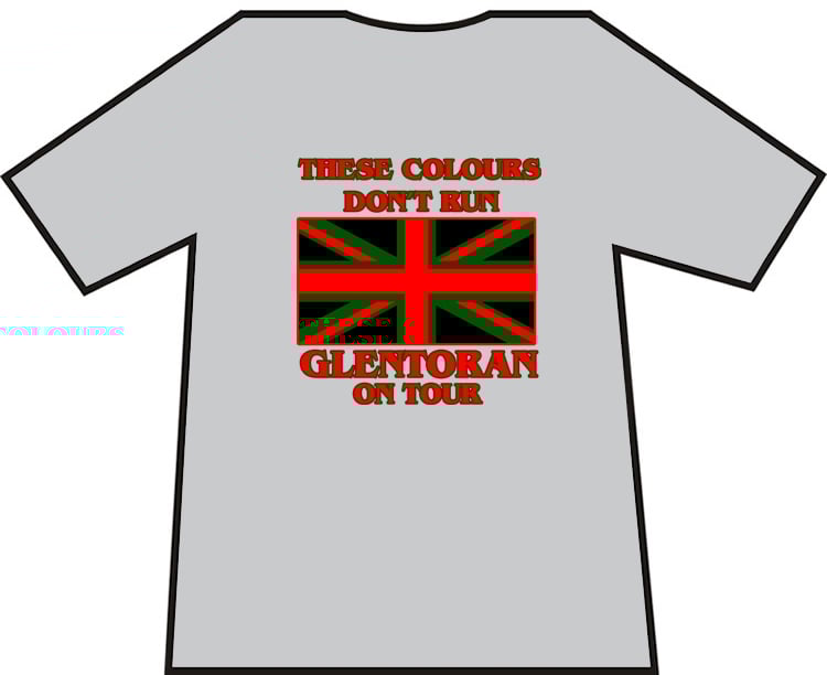 Glentoran, These Colours Don't Run t-shirt.