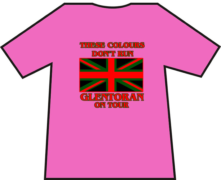 Glentoran, These Colours Don't Run t-shirt.