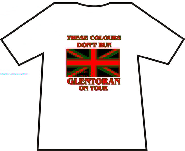 Glentoran, These Colours Don't Run t-shirt.
