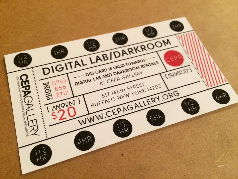Image of Darkroom & Digital Lab Discount Card