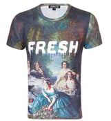 Image of Fresh river mural t shirt