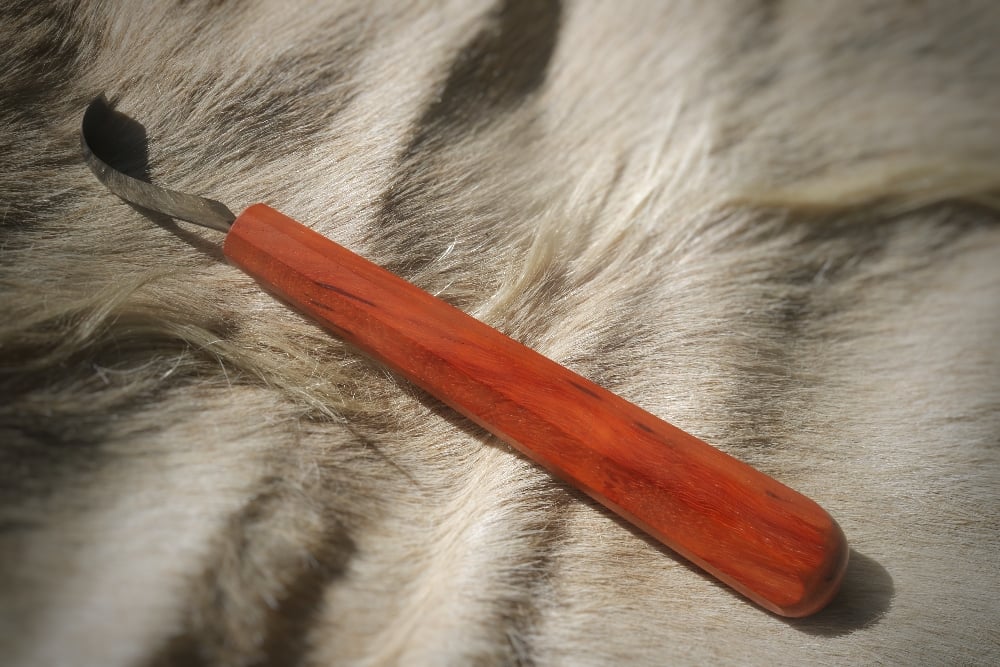 Image of Spoon slöjd with padauk handle