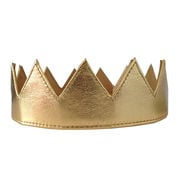 Image of Gold Leather Crown