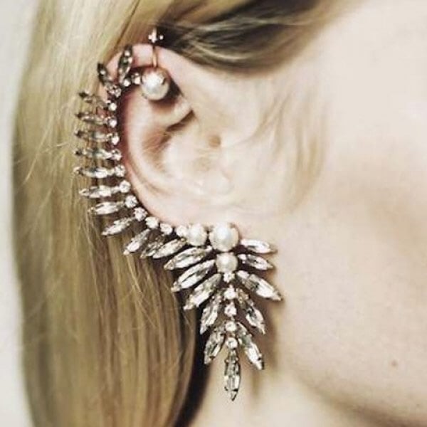 Image of Rhinestone Ear Cuff