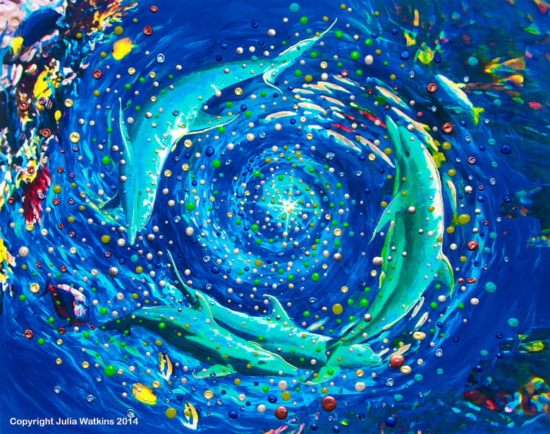 Image of Dolphin Vortex - The Healing World