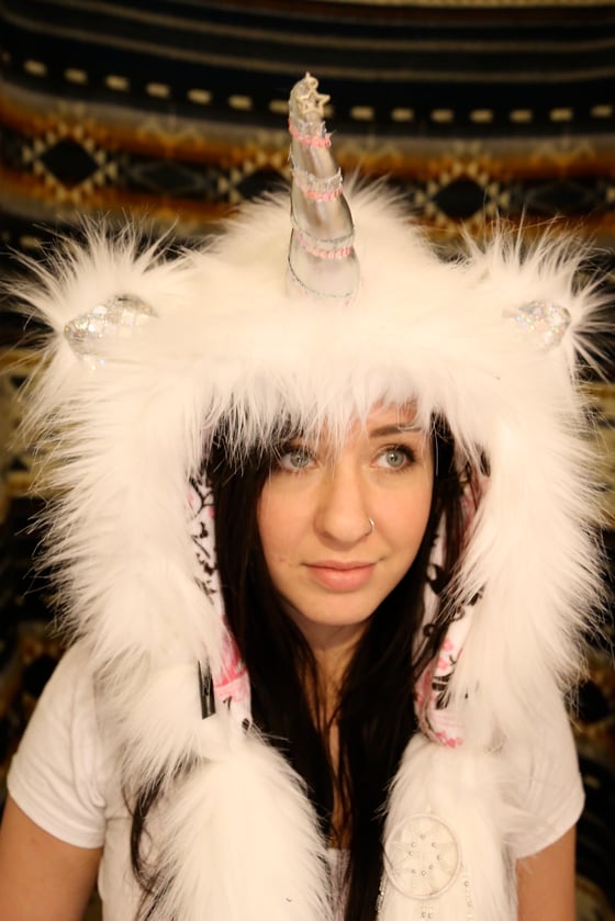 Image of Pure Glitter Bolli Unicorn Hood