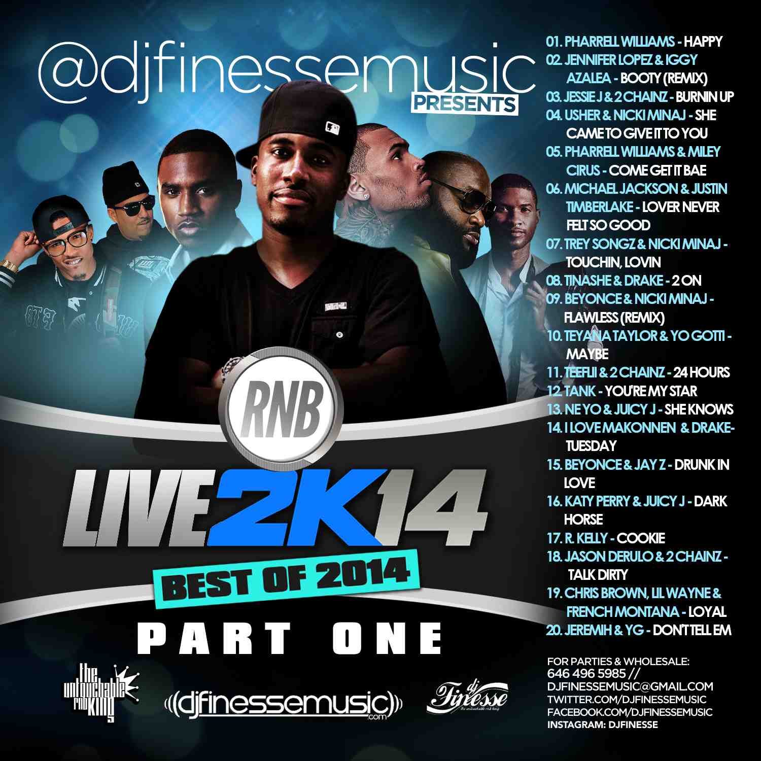 DJ FINESSE MIXTAPES — RNB LIVE (BEST OF 2K14) MIX VOL. 1