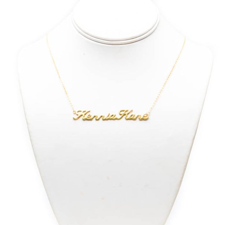 Image of Glam Cursive Nameplate