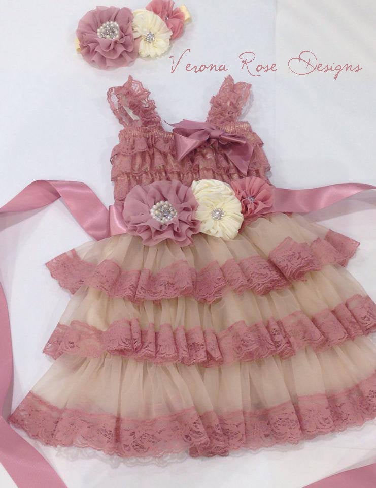 Image of Fleur Lace Dress Set