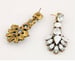 Image of CLEAR CRYSTAL DROP EARRINGS