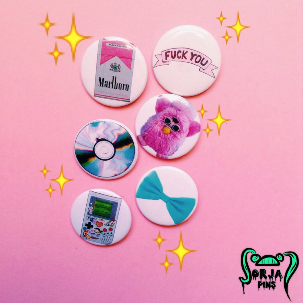 Image of WHAT GIRLS WANT PINS SET