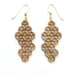 Image of Medium Honeycomb Earrings