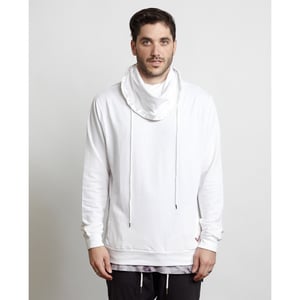Image of Vandal Collective - SS Futurist Hampton Cowl - White