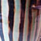 Image of Pichet Emaillé Rayé - Striped Enameled Jug