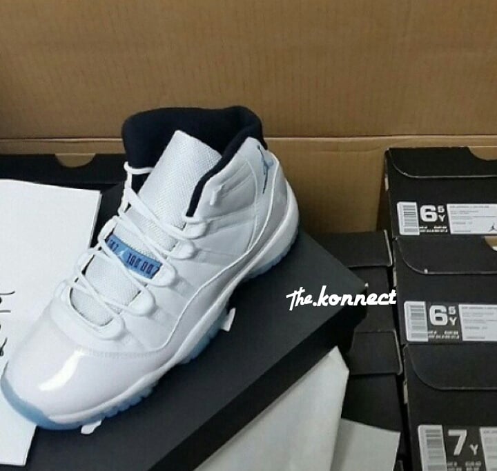 Jordan 11 clearance legend blue box