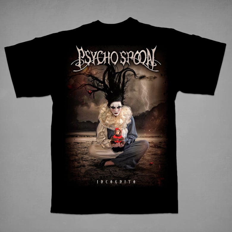 Image of Psycho Spoon - Incognito cd cover t-shirt