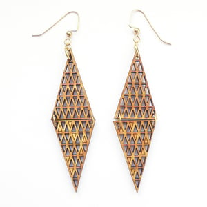 Image of Double Triangle Earrings