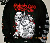 Image of Animals Killing People - Hooded Sweatshirt - Human being devoured by Animals design