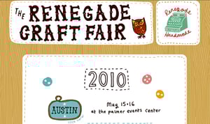 Image of AUSTIN RENEGADE CRAFT FAIR MAY 15-16