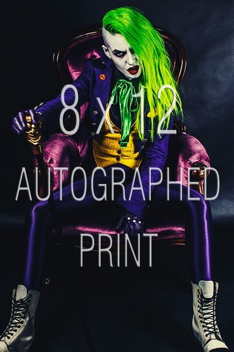 Image of The Grim Jester 8X12 Autographed Print