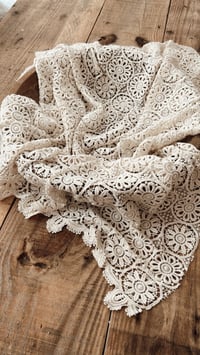 Image 1 of Boho Flower Blanket 