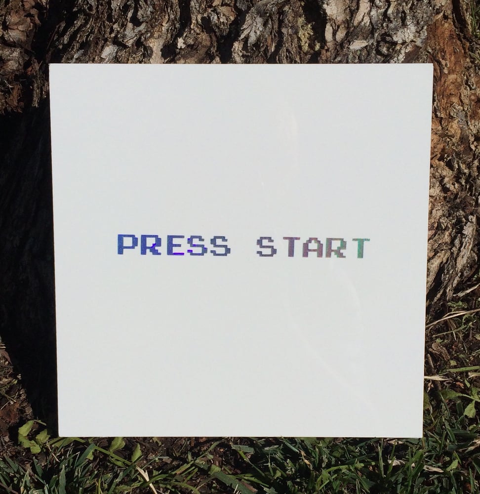 Image of PRESS START 8bit Vinyl Decal