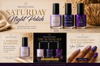 Image 1 of Saturday Night Polish Collection 
