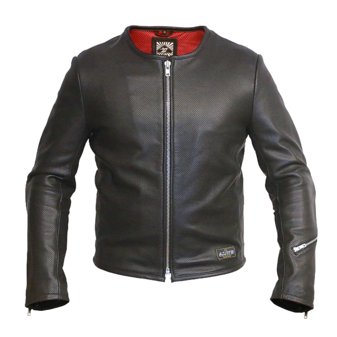 Image of The 1/4 Mile Perforated Leather Jacket // ALMOST GONE // XL & L Sizes SOLD OUT
